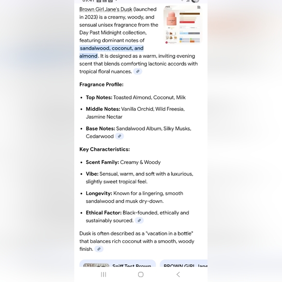 Brown Girl Jane Dusk EDP 50 Mil - Picture 3 of 3